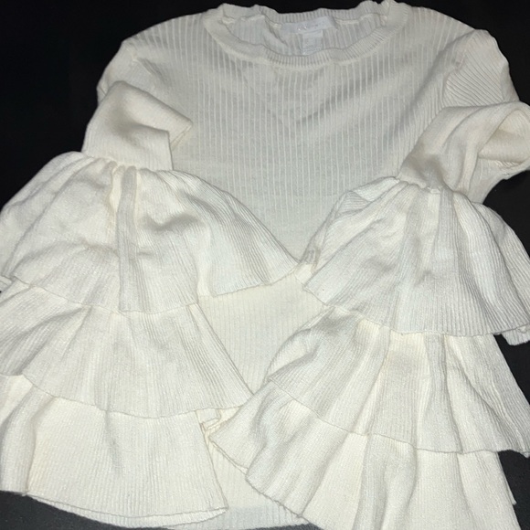 STATEMENT SLEEVES; SWEATER - Picture 1 of 7